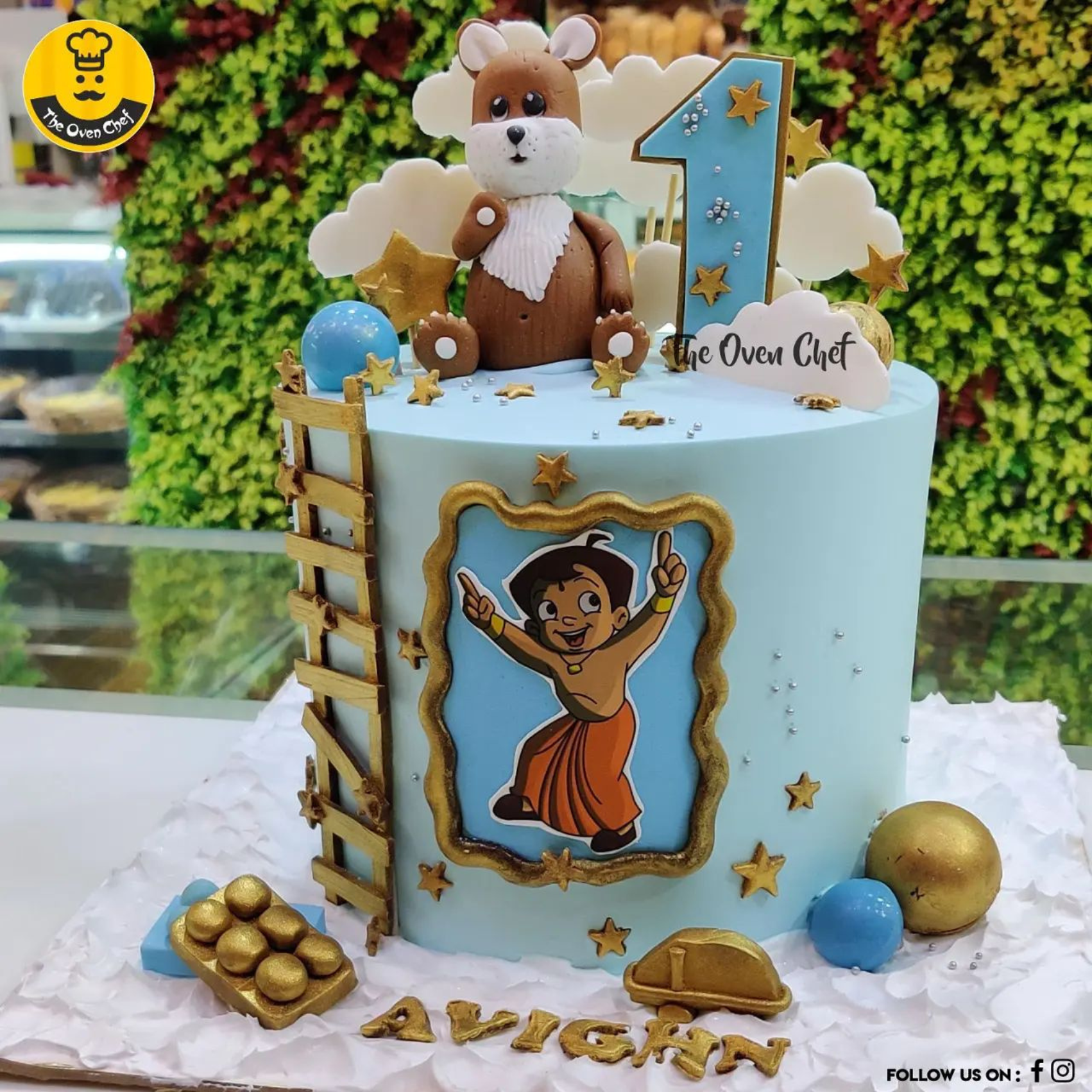 Chota Bheem Photo Cake @ Best Price | Giftacrossindia
