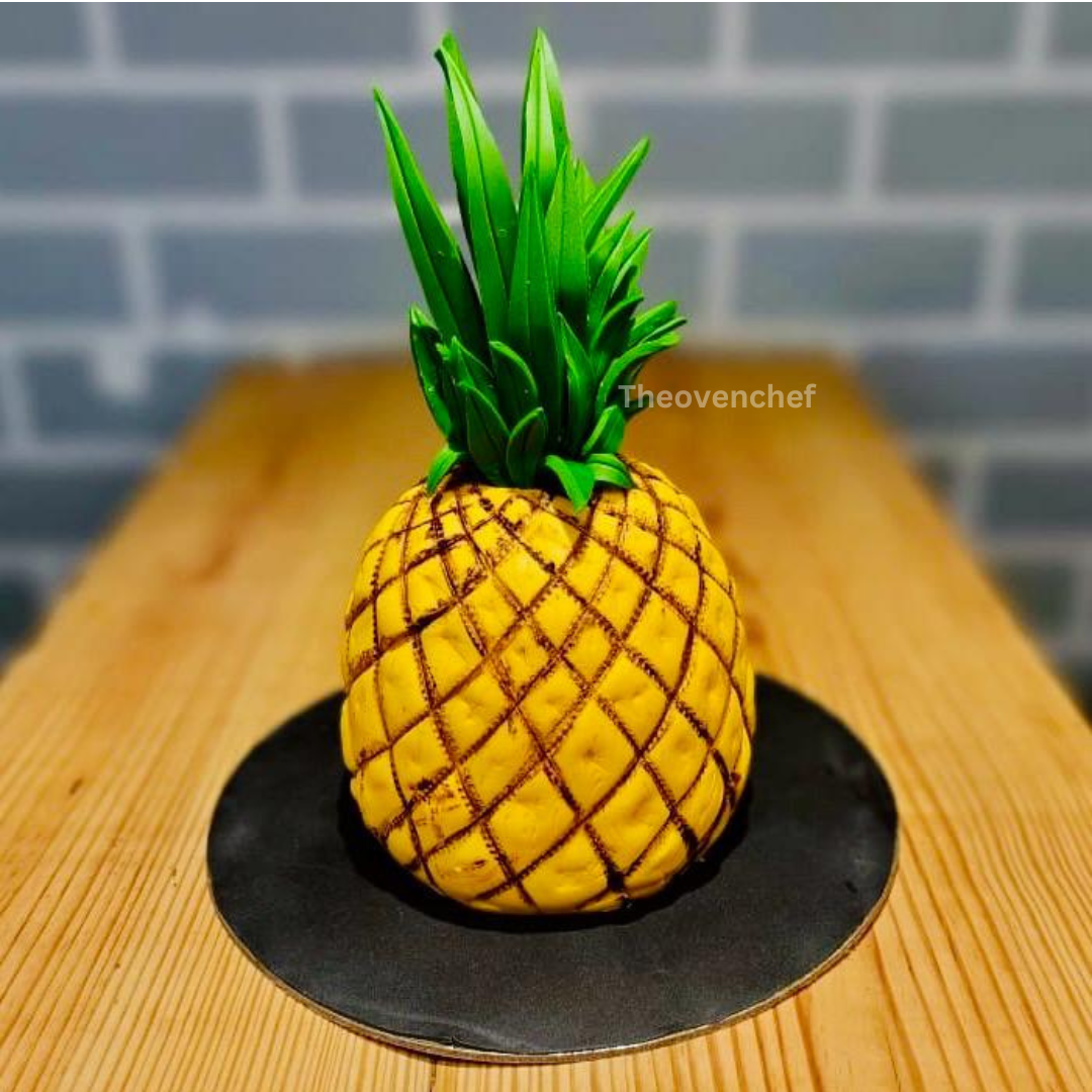 Pineapple shape cake in Raipur